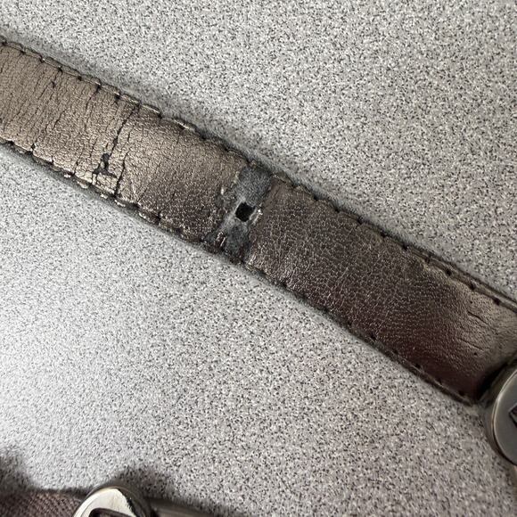 Suzi Roher Belt Womens Medium Plus Silver Metallic Metal Chain Naturalist Life - Picture 8 of 8